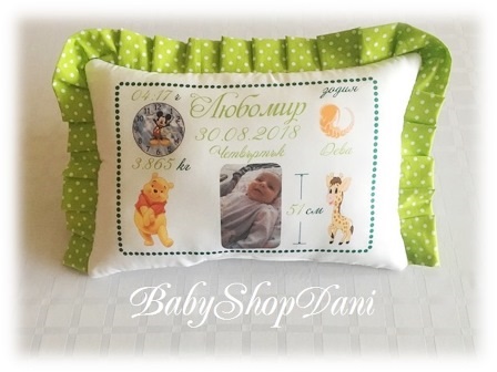 30.00 лв Срок 5 дни Възглавничка ВИЗИТКА  със сублимация вкл. снимка , по избор с Ваш текст и/или надписи
#персонализирана #декоративна #възглавничка #визитка #сублимация #онлайн #поръчки
www.babyshopdani.com
#декоративни #възглавнички
#персонализиран #подарък #новородено #бебе #раждане #рожден #ден #персонализирани #подаръци #надпис