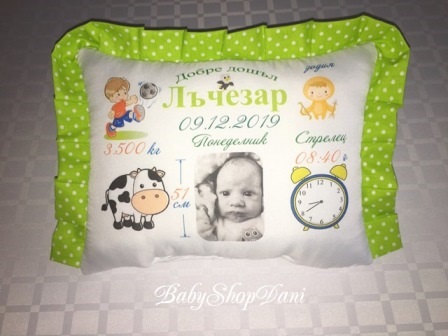 30.00 лв Срок 5 дни Възглавничка ВИЗИТКА  със сублимация вкл. снимка , по избор с Ваш текст и/или надписи
#персонализирана #декоративна #възглавничка #визитка #сублимация #онлайн #поръчки
www.babyshopdani.com
#декоративни #възглавнички
#персонализиран #подарък #новородено #бебе #раждане #рожден #ден #персонализирани #подаръци #надпис #бебешкавизитка